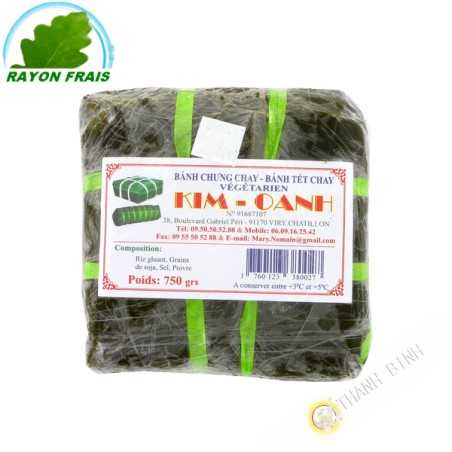 Gateau Riz Gluant Vegetarien Banh Chung KIM OANH 750g France - FRAIS