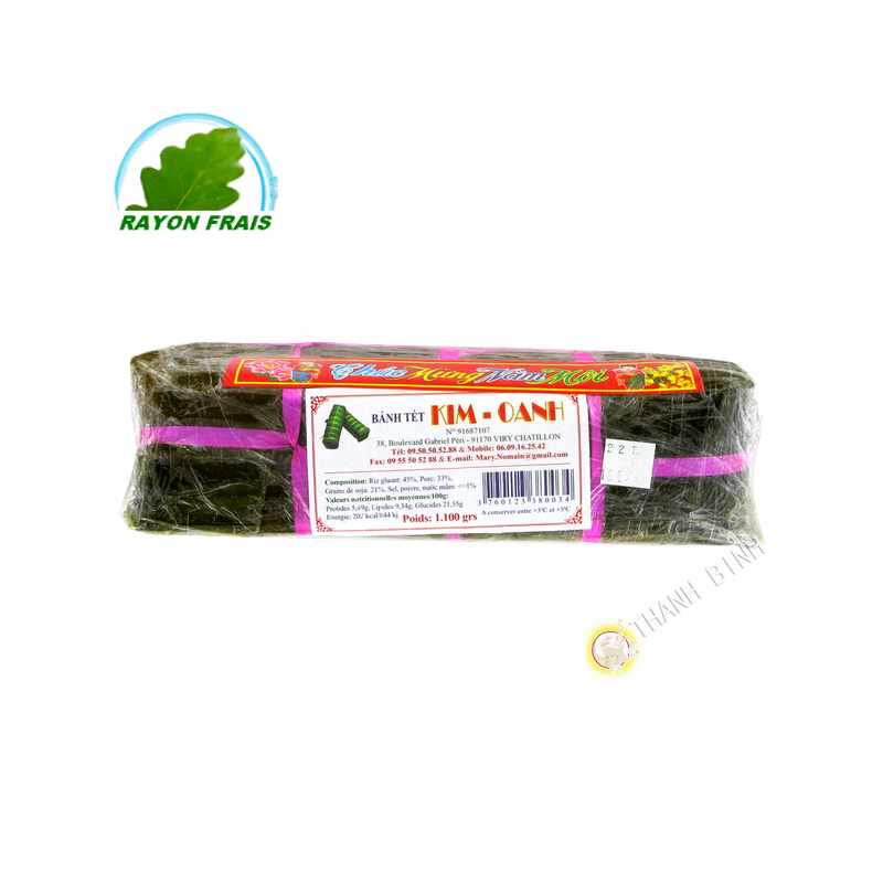 Cake Rice Sticky Soy Pork Banh Tet KIM OANH 1.1 kg France