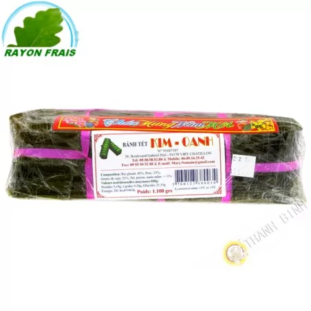 Gateau Riz Gluant Soja Porc Banh Tet KIM OANH 1.1kg France