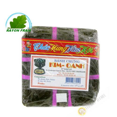 Gateau Riz Gluant Soja Porc Banh Chung KIM OANH 750g France