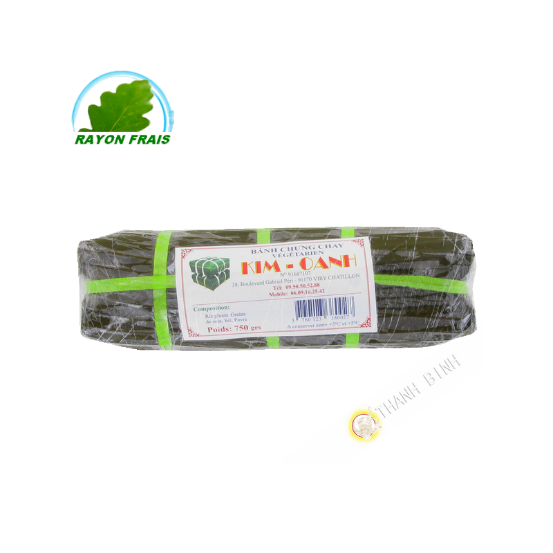 Kuchen und Klebrigen Reis-Soja-Banh Tet vegetarier KIM OANH 750kg Frankreich Kuchen und Klebrigen Reis-Soja-Banh Tet vegetarier KIM OANH 750kg Frankreich