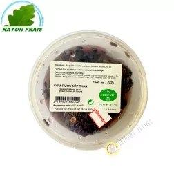 Dessert riz gluant noir au leveure Com ruou nep than NGOC YEN 250g - FRAIS