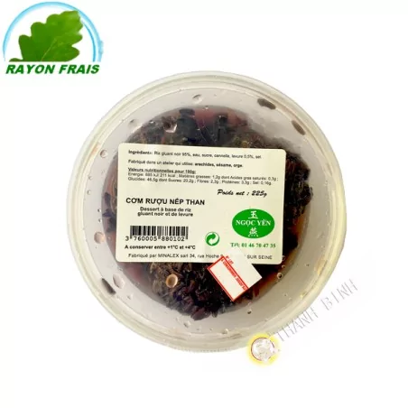 Dessert riz gluant noir au leveure Com ruou nep than NGOC YEN 250g - FRAIS