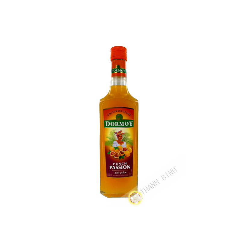 Rượu mùi Tây Ấn Punch Passion với bã DORMOY 700ml 18° Guadeloupe Rượu mùi Tây Ấn Punch Passion với bã DORMOY 700ml 18° Guadeloupe