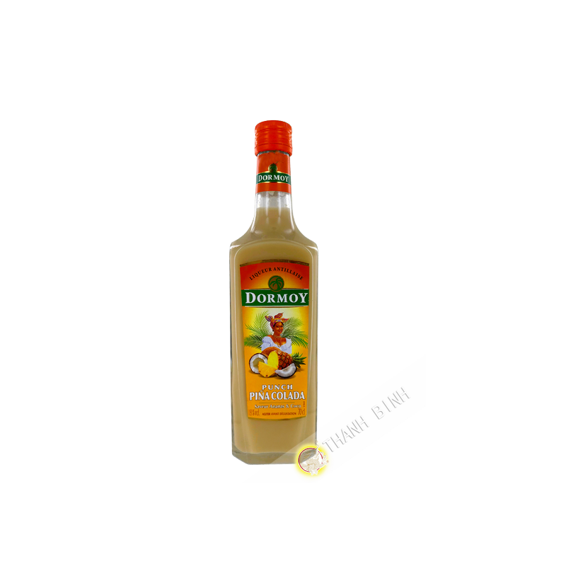 Antillean Liqueur Punch Pina colada pineapple and coconut DORMOY 700ml 18° Guadeloupe