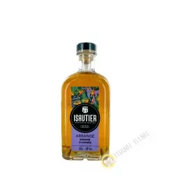 Liqueur au Rhum Arrangé banane flambée ISAUTIER 500ml 40° Réunion