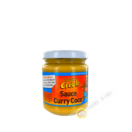 Sauce curry coco CHALEUR CREOLE 200g France