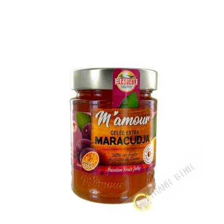 Gelee extra passion maracudja M'AMOUR 325g Guadeloupe