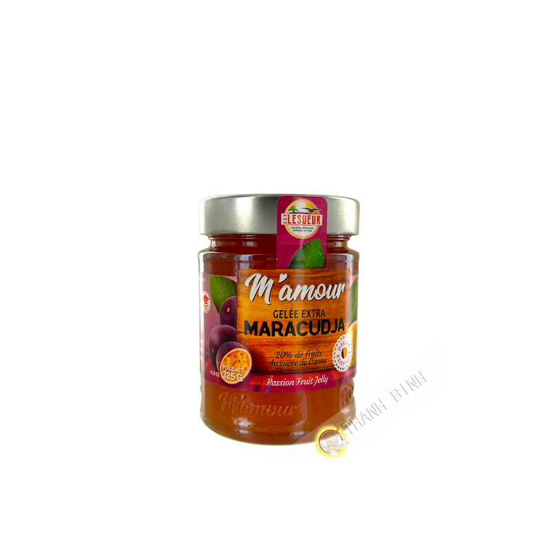 Gelee extra passion maracudja M'AMOUR 325g Guadeloupe