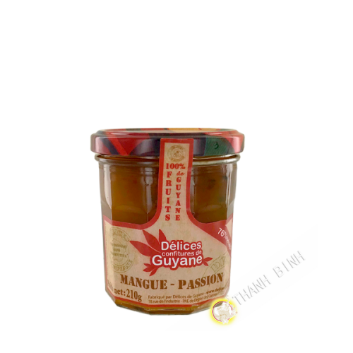 Confiture Mangue Passion 210g Guyane