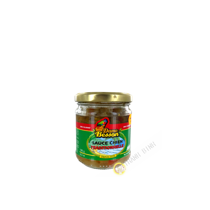 Sauce chien traditionnelle DAME BESSON 180g Guadeloupe