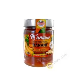 Confiture extra banane M'AMOUR 325g Guadeloupe