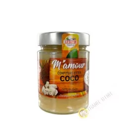 Confiture extra coco M'AMOUR 325g Guadeloupe