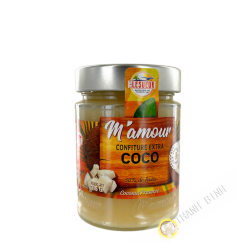 Confiture extra coco M'AMOUR 325g Guadeloupe