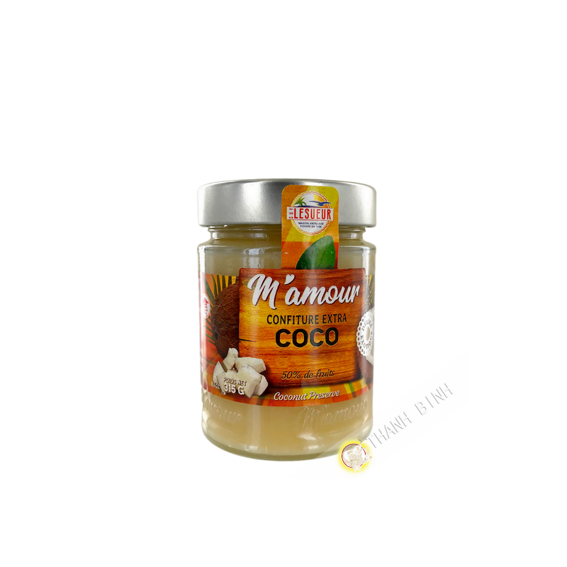 Confiture extra coco M'AMOUR 325g Guadeloupe