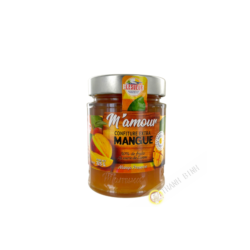 Confiture extra mangue M'AMOUR 325g Guadeloupe Confiture extra mangue M'AMOUR 325g Guadeloupe