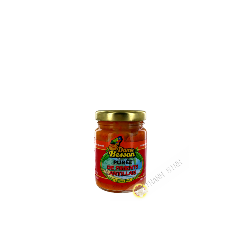 DAME BESSON Westindisches Pfefferpüree 90g Guadeloupe DAME BESSON Westindisches Pfefferpüree 90g Guadeloupe