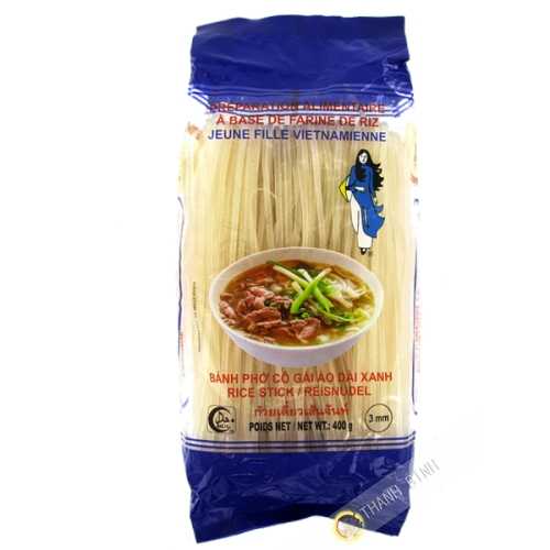 Fideos de arroz pho NIÑA de 3 mm de Vietnam 400g