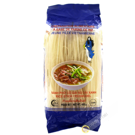 Fideos de arroz pho NIÑA de 3 mm de Vietnam 400g