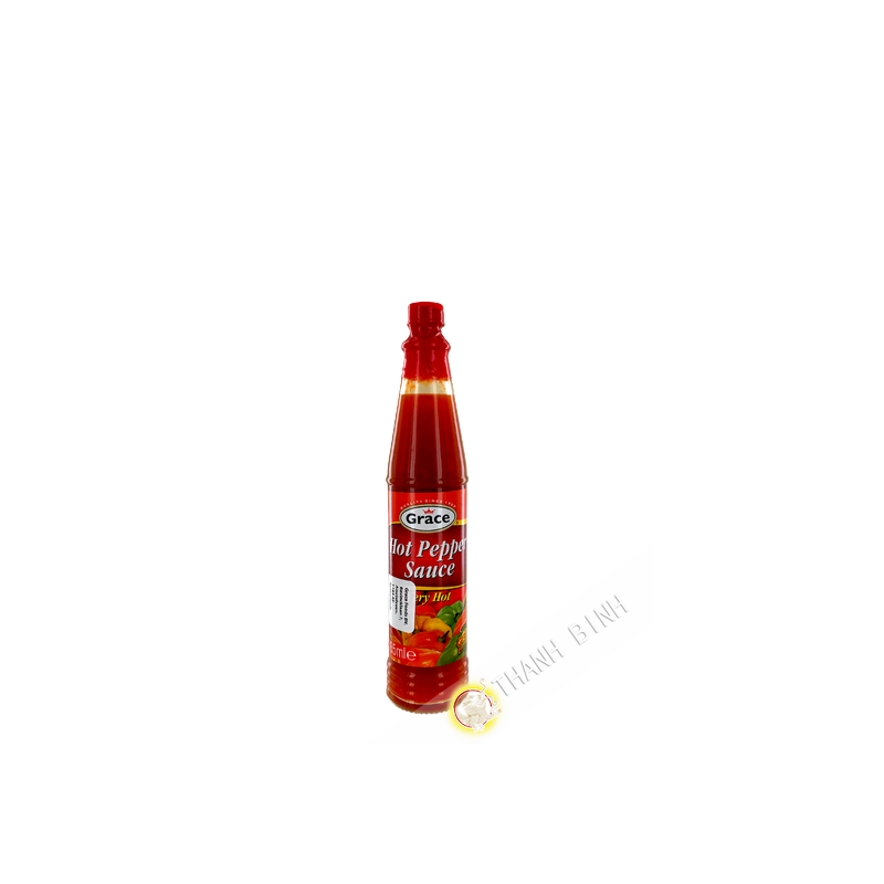 Sauce piment fort hot pepper GRACE 85ml Pays-Bas