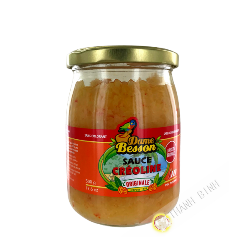 Sauce créoline originale DAME BESSON 500g Guadeloupe