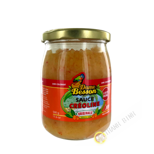 Sauce créoline originale DAME BESSON 170g Guadeloupe