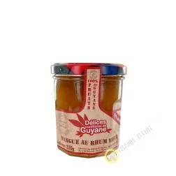 Confiture Mangue au Rhum vieux 210g Guyane