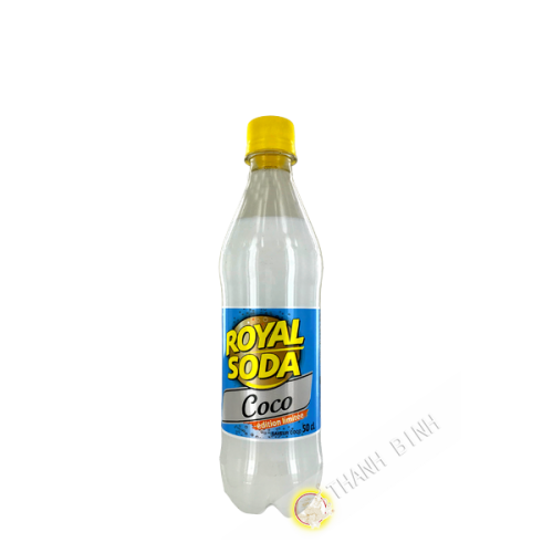 Boisson gazeuse saveur coco ROYAL SODA 500ml Martinique