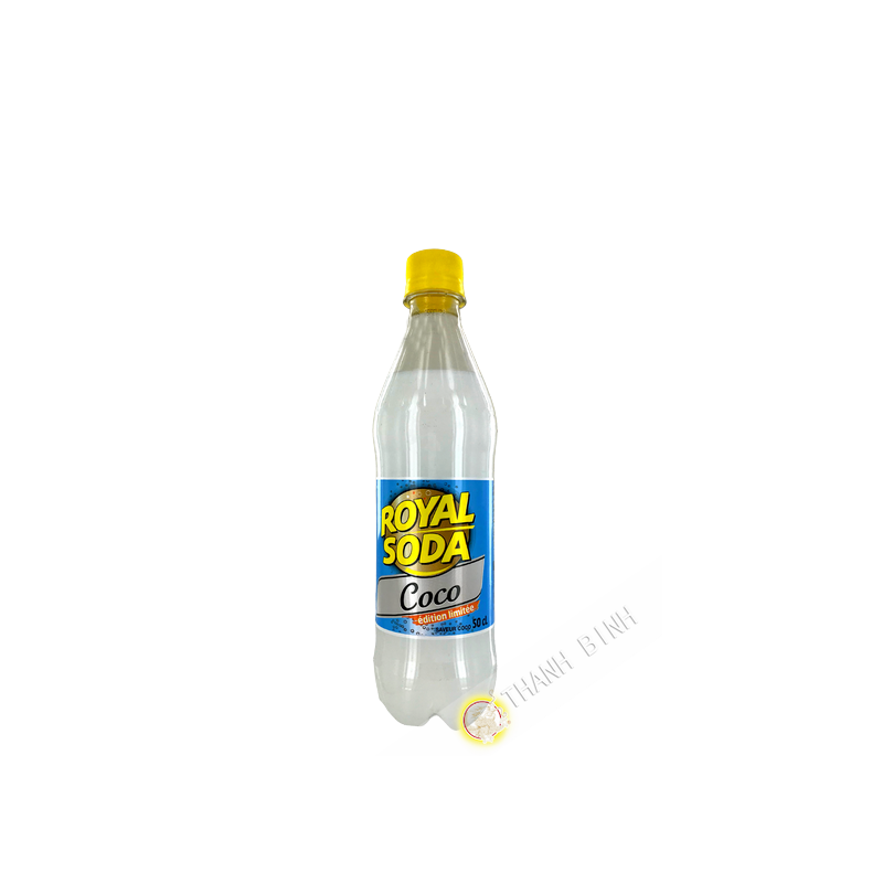 Boisson gazeuse saveur coco ROYAL SODA 500ml Martinique Boisson gazeuse saveur coco ROYAL SODA 500ml Martinique
