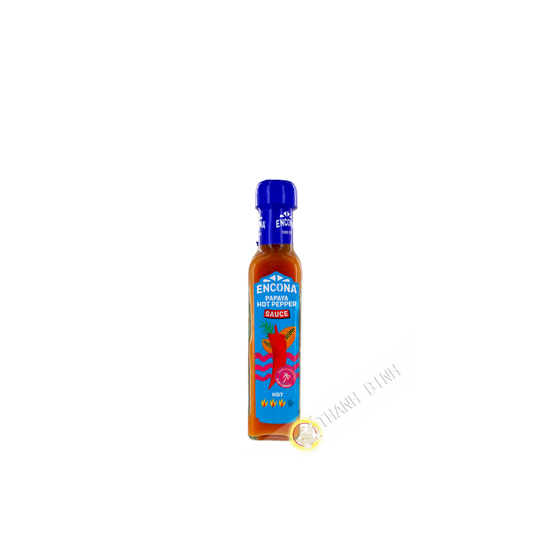 Sauce papaye hot pepper ENCONA 142ml Royaume-Uni