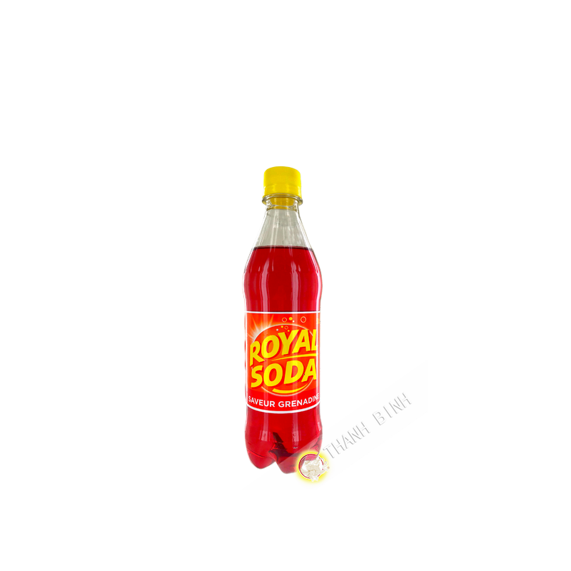 Boisson gazeuse saveur grenade ROYAL SODA 500ml Martinique
