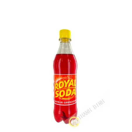 Boisson gazeuse saveur grenade ROYAL SODA 500ml Martinique