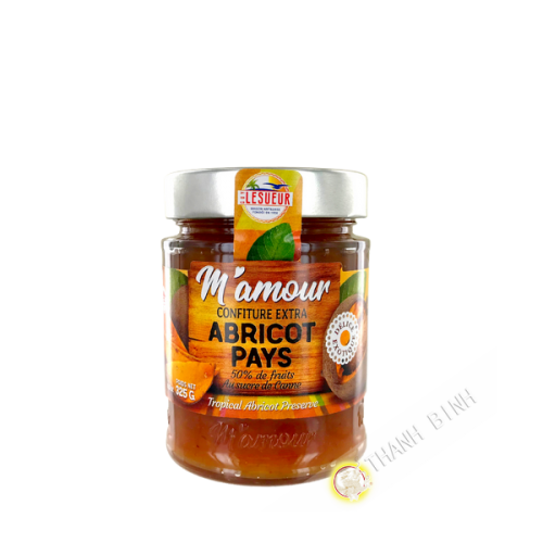 Confiture extra abricot pays M'AMOUR 325g Guadeloupe