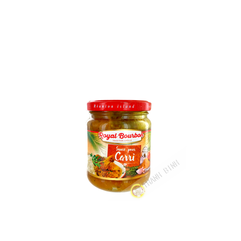 Sauce pour curry ROYAL BOURGON 200g Réunion Sauce pour curry ROYAL BOURGON 200g Réunion