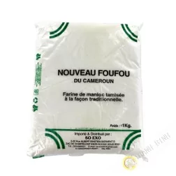 Farine de manioc tamisée Foufou SO EXO 1kg Cameroun