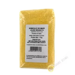 Semoule maïs jaune Bramata 1kg Italie