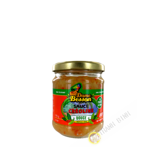 Sauce créoline douce DAME BESSON 170g Guadeloupe