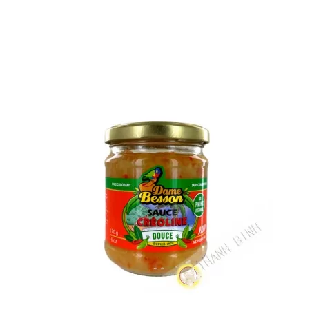 Sauce créoline piquante DAME BESSON 170g Guadeloupe