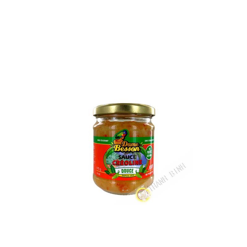 Sauce créoline forte 170g - Dame Besson