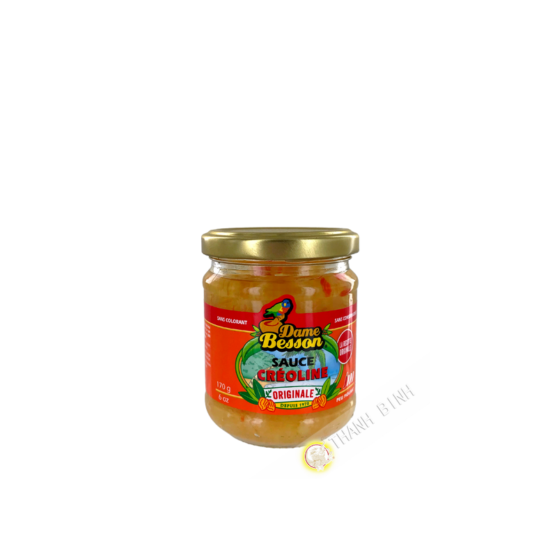DAME BESSON Original Kreolinsauce 170g Guadeloupe DAME BESSON Original Kreolinsauce 170g Guadeloupe