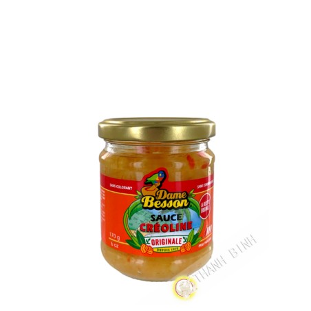 Sauce créoline originale DAME BESSON 170g Guadeloupe