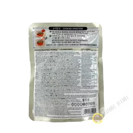 Base per zuppa per stufato Bulgogi WANG 200g Corea