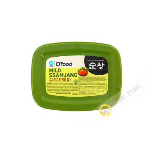 Pâte de soja assaisonné Ssamyang doux O'FOOD 170g Corée