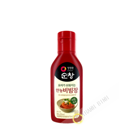 Essig-soße, rote paprika, gochujang stock BIBIGO 300g Korea