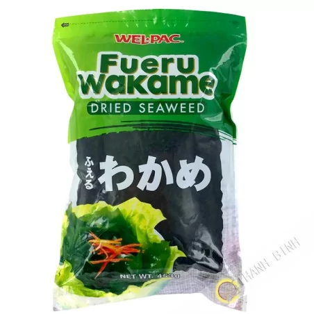 Wakame-Algen für Suppe oder Salat WEL-PAC 453g Japan
