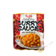 Sauce curry instantanée avec légumes moyennement épicée S&B 210g Japon