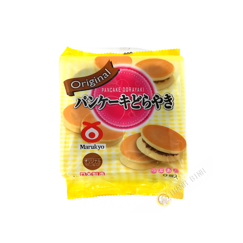 Pancake Dorayaki à la confiture d'haricot rouge azuki MARUKYOU 300g Japon Pancake Dorayaki à la confiture d'haricot rouge azuki MARUKYOU 300g Japon