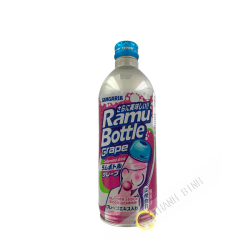 Japanese Lemonade Ramune Red Grape SANGAR IA 500ml Japan