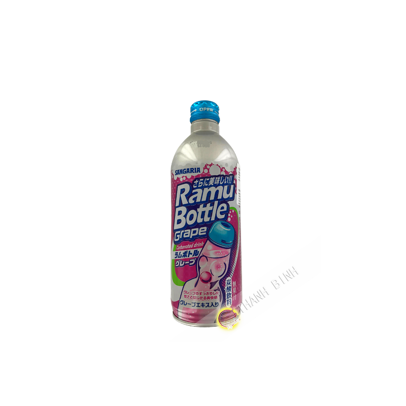 Japanese Lemonade Ramune Red Grape SANGAR IA 500ml Japan Japanese Lemonade Ramune Red Grape SANGAR IA 500ml Japan