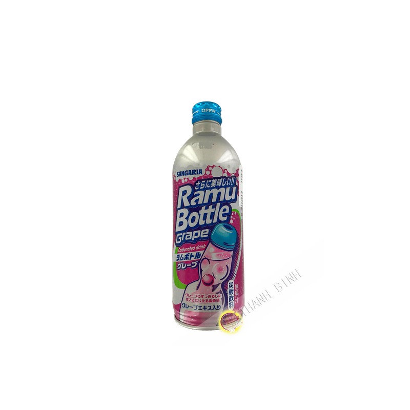 Limonade japonaise Ramune Raisin rouge SANGARIA 500ml Japon